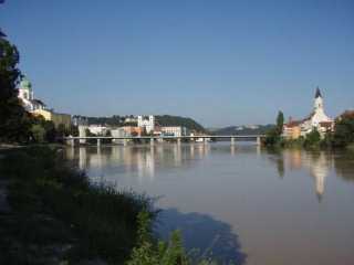 Innpromenade und Innkai in Passau