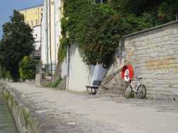 Aufgang zur Zinngiessergasse am Innkai