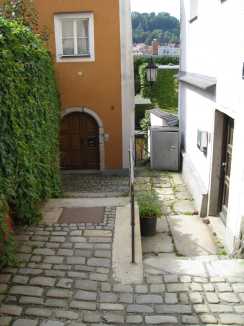 Versetzte Treppen in der Klaftergasse