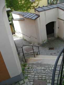 Breite Treppe in der Klaftergasse