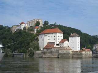 Georgsberg mit Veste Oberhaus und Niederhaus