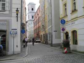 Blick von der Schrottgasse in die Schustergasse