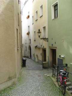 Blick in vordere Zinngiessergasse